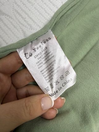 Saco de dormir verde jirafa