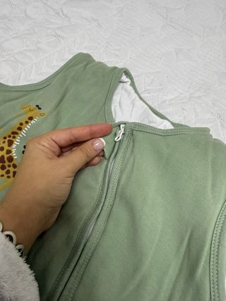 Saco de dormir verde jirafa