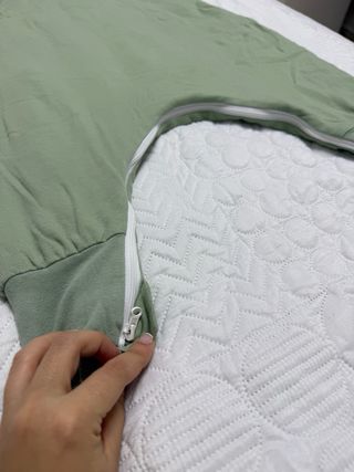 Saco de dormir verde jirafa