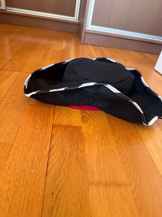 Disfraz Pirata Blanco y Negro Talla 130-140cm