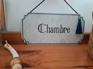 Placa decorativa Chambre