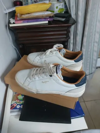 Zapatillas Pepe Jeans Blancas Talla 42