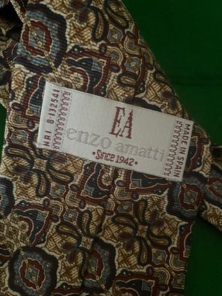 Corbata 100% Seda Natural Multicolor