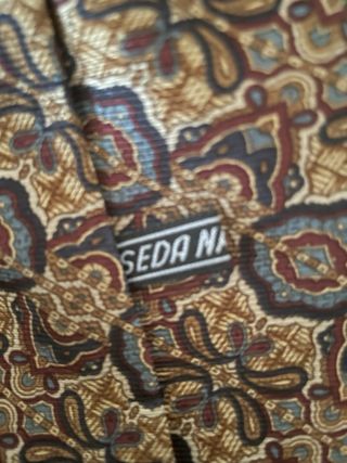 Corbata 100% Seda Natural Multicolor