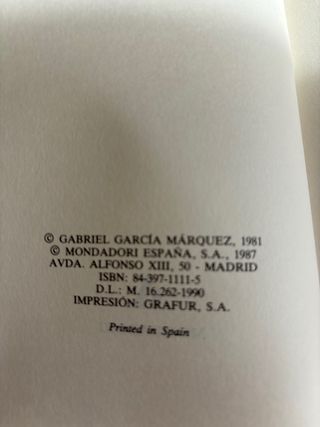 Crónica de una muerte anunciada