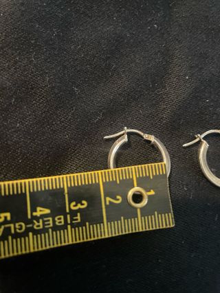 Orecchini a cerchio in argento