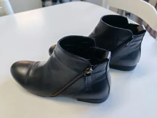 Botines Piel Mujer Talla 38 Negro