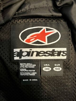 Chaqueta Moto Alpinestars Hombre Negra