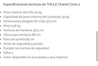 Remolque Thule Chariot Cross 1 G3
