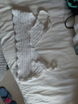 Top de crochet blanco