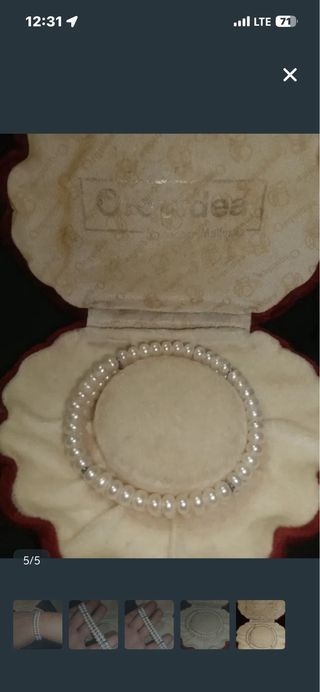 Pulsera Plata y Piedra Fallera Adulta