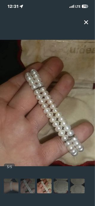 Pulsera Plata y Piedra Fallera Adulta