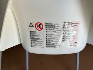 Trona de bebé blanca IKEA Antilop