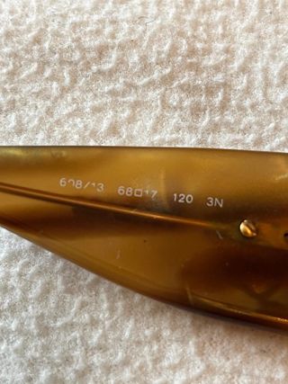 Gafas de sol Versace Marrones con aplique dorado