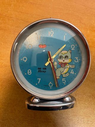 Sveglia cinese Hero Gatto Vintage Meccanica