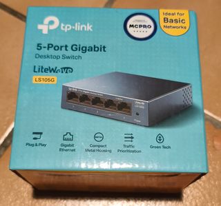 Switch TP-Link LS105G Gigabit 5 Puertos
