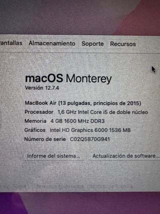 MacBook Air A1466 i5