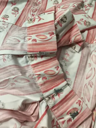 Lote 2 tende con stampa floreale