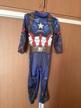 Disfraz Capitán América Talla 5-6 años
