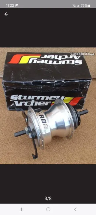 Conjunto Cubos Sturmey Archer X-RD8 X-FD