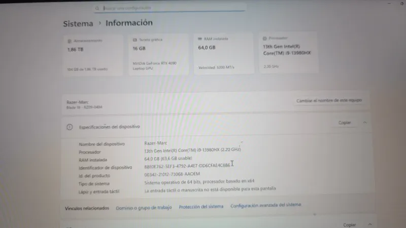 Laptop Gaming Razer Blade 18 RZ09-0484 afbeelding 4