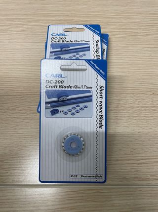 Cuchillas circulares CARL DC-200 (6 unidades)