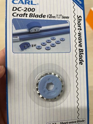 Cuchillas circulares CARL DC-200 (6 unidades)