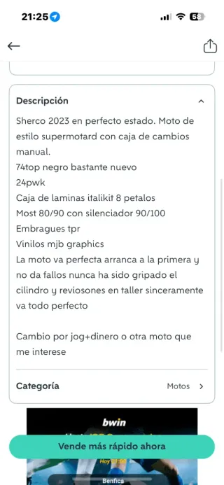 Sherco 50cc Supermotard