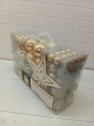 Bolas de Navidad Doradas 101 piezas