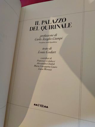 IL PALAZZO DEL QUIRINALE FMR CON CUSTODIA E DOCUME