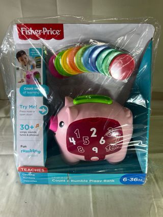 Fisher-Price Hucha Interactiva Rumble Piggy Bank