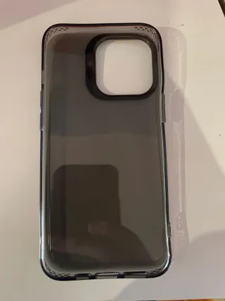 Funda para iPhone Transparente Oscura