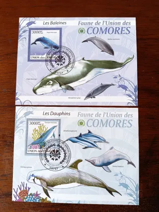 Sellos Fauna de la Unión de Comores