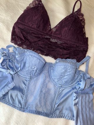 Conjunto Lencero encaje XS 2 Piezas