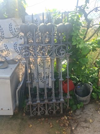 Vallas de forja antigua Macizas  Ya no se fabrican