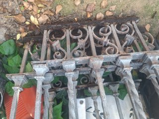 Vallas de forja antigua Macizas  Ya no se fabrican