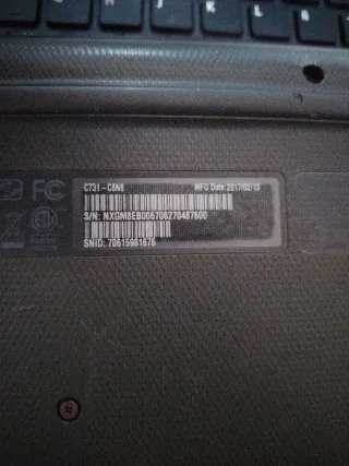 Portátil Acer Chromebook Negro piezas o reparar