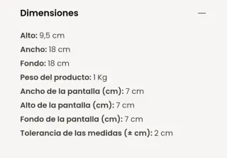 Lámpara de Techo Wilara Kave Home Madera Cristal