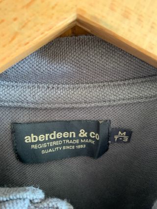 Polo Aberdeen Hombre Talla M Gris