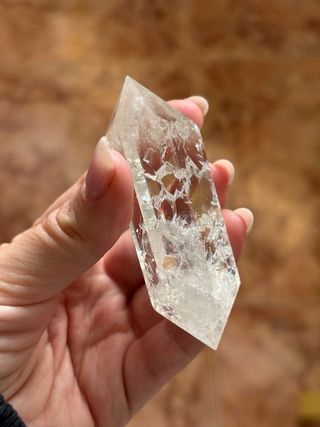 Cuarzo Biterminado Transparente