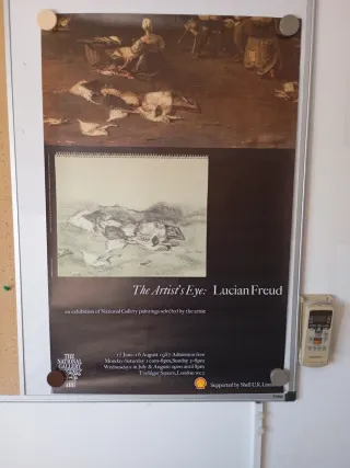 Póster Exposición The Artist's Eye: Lucian Freud
