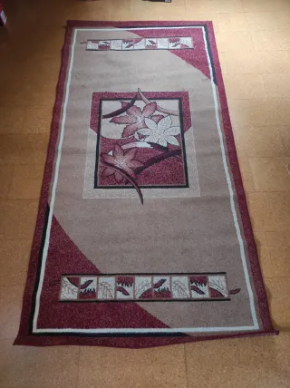 Alfombra con Dibujo de Flores