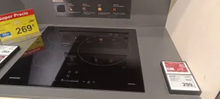 Placa de Inducción Samsung con golpe en la esquina