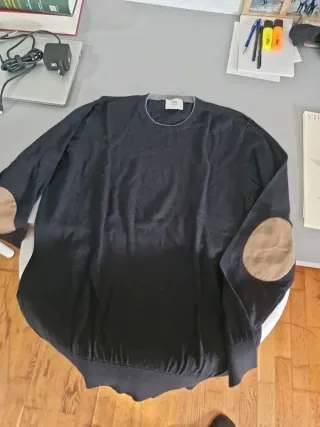 Jersey negro Easywear con parches en codos