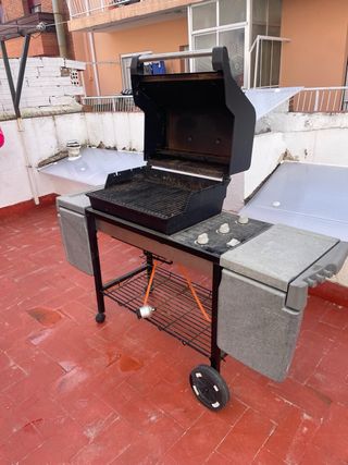 Barbacoa de gas con ruedas