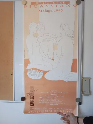 Póster Picasso Málaga 1990