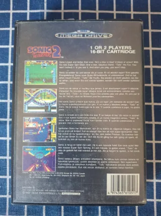 MEGADRIVE SONIC 2 ORIGINAL