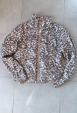 Chaqueta Estampado Leopardo Talla XL