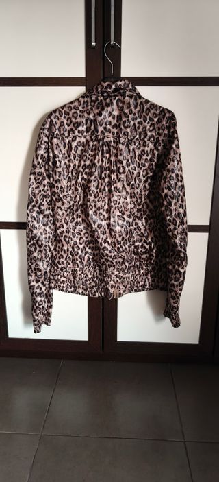 Chaqueta Estampado Leopardo Talla XL