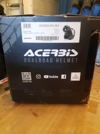Casco Modular Acerbis Negro Mate T/XS
